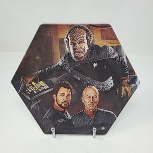 Star Trek First Contact Collector Plate "Klingon Honor" Hamilton Collection